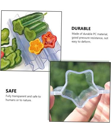 6 pcs Tool Grow Star Vegetable Molds Shape Vegetables Supplies Cake Modeling Moulds Garden Plastic As Shownx3pcs 20x4cmx3pcs - Buy Online on SooperMarket.com