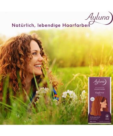 Ayluna Plant Hair Color 20 Honey Blonde - Vegan Ammonia-Free 100% Gray Coverage with Henna & Botanicals | 100g Pack - Buy Online on SooperMarket.com