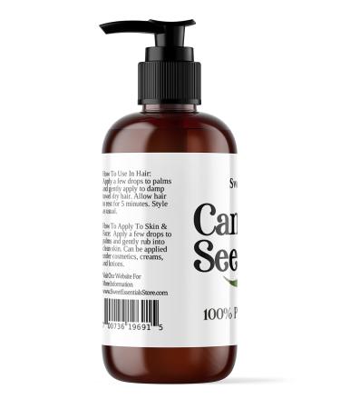 Organic Camellia Seed Oil 8oz | 100% Pure & Organic | Imported from Japan | Ideal for Hair & Skin | Japanese Beauty Oil - Buy Online on SooperMarket.com