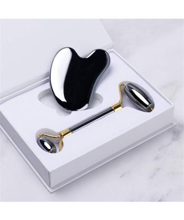Best Face Jade Roller & Gua Sha Set | Terahertz Energy Stone Skin Care Tools for Radiant Beauty - Buy Online on SooperMarket.com