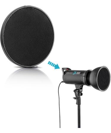 Neewer 7 Standard Reflector Diffuser with Honeycomb Grid for Bowens Mount - Buy Online on SooperMarket.com