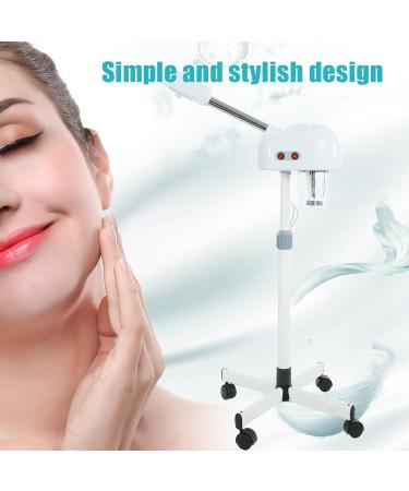 Professional Facial Steamer Moisturizing & Wrinkle Removal 4pcs Wheels Adjustable Height Detachable 1000ml Water Cup Purify & Whiten Skin Promote - Buy Online on SooperMarket.com
