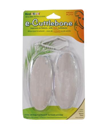 Penn-Plax Natural e-Cuttlebones Pack of 2 Cuttlebones BA655