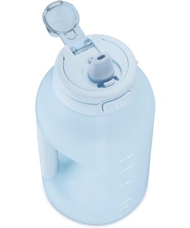 Ello Hydra 64oz Half Gallon Jug | Time Marker, Leak-Proof Lid, BPA/BPS Free | Halogen Blue - Buy Online on SooperMarket.com