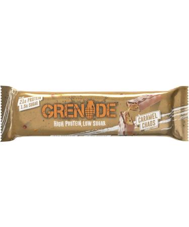 Grenade Carb Killa Protein Bar 12-Pack - Caramel Chaos Flavor | High Protein, Low Carb Snack - Buy Online on SooperMarket.com