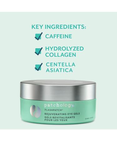 Patchology Rejuvenating Under Eye Gels with Caffeine & Collagen - 30 Pairs - Buy Online on SooperMarket.com