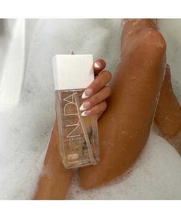 Nuda Body Wash | Sulfate & Paraben Free Self-Tan Aftercare Cleanser | Long-Lasting Streak-Free Tan | Antioxidants Vanilla & Lemon Extract | 250 mL with Pump - Buy Online on SooperMarket.com