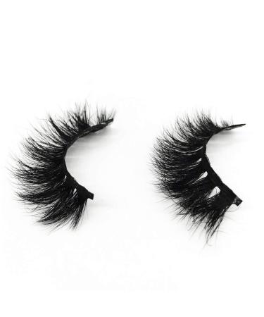 GOO GOO 16mm Bushy Siberian Mink Fur False Eyelashes - Handmade 3D Natural Soft Curl Fake Lashes - Reusable Makeup Eyelashes - 1 Pair - Buy Online on SooperMarket.com