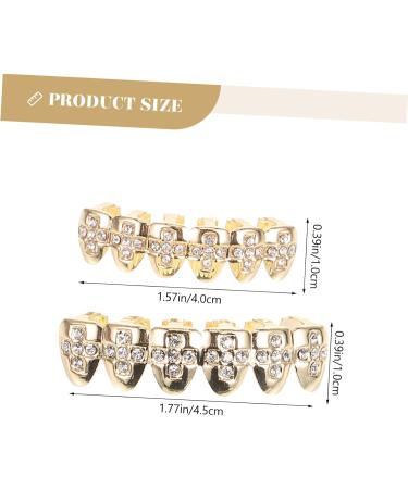 PACKOVE 1 Set Shiny Mouth Grill Single Mouth Grill Single Teeth Grill Teeth Grills Accessories Stitching - Buy Online on SooperMarket.com