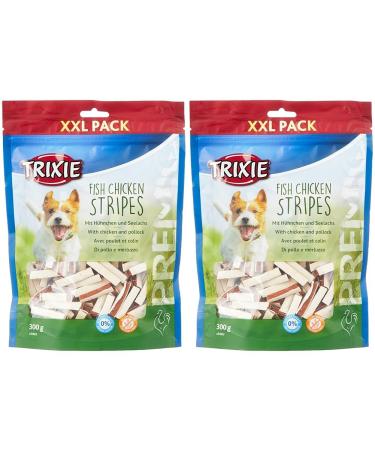 TRIXIE Premio Stripes Chicken and Pollock TRIXIE Premio Stripes Chicken and Pollock 300 g (pack of 2) 300 g (pack of 2)