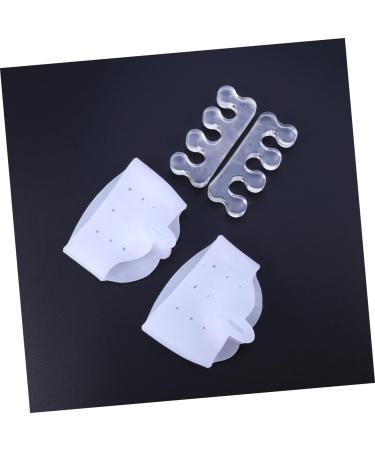 Healvian 2pcs Rubber Toe Spacers Set - Silicone Toe Stretcher & Separator for Bunions, Hammer Toe Straightener & Protector - Orthotic Toe Spreader Kit - Buy Online on SooperMarket.com