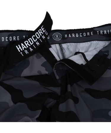 Hardcore Training Night Camo 2.0 Fight Shorts for Men - MMA, Boxing, BJJ, Muay Thai | No Gi Medium Size - Buy Online on SooperMarket.com