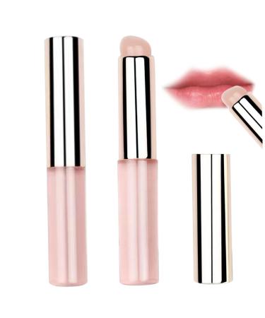 2 PCS Lipstick Brush Reusable Lip Brush with Dust Cover Lip Applicator Soft Elastic Silicone Lip Brush for Lipsticks Lip Gloss Lip Balm