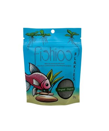 FISHIOS Flakies - Natural Community Fish Food with no preservatives. (28 Grams) 28 g (Pack of 1)