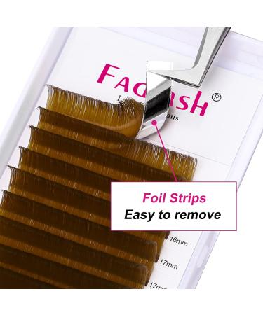 0.07 D Curl Volume Lash Extensions | Easy Fan Mixed Tray 15-20mm | Brown Blond Supplies - Buy Online on SooperMarket.com