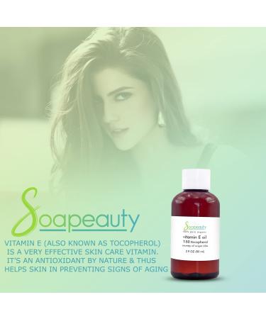 TOCOPHEROL T-50 Vitamin E Oil - Natural Anti-Aging Treatment for Scars Wrinkles & Dark Spots | Multi-Purpose Hair Skin & Body Care - 0.5 oz - Buy Online on SooperMarket.com