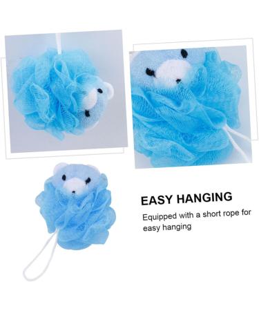 Angoily 6 Pcs Cartoon Bath Mesh Sponge Loofahs - Dead Skin Clean Pouf & Back Massager | International Shipping - Buy Online on SooperMarket.com