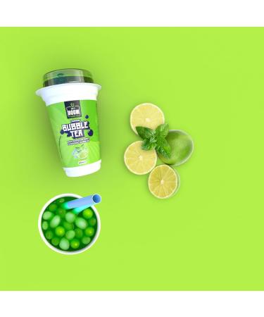 DM'S Boom Bubble Tea Lemon Bubble Tea With Popping Mint Flavored Bubbles 250 ml (Pack of12) - Buy Online on SooperMarket.com