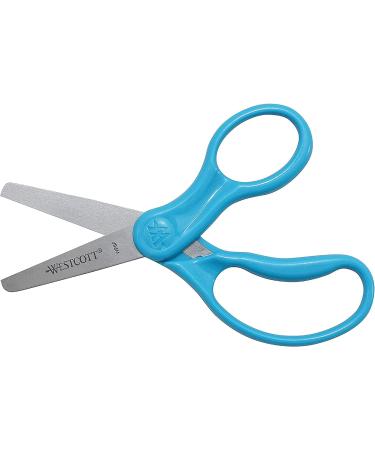 Westcott 13140 Right- and Left-Handed Scissors  Kids' Scissors  Ages 4-8  5-Inch Blunt Tip  Assorted  12 Pack - Buy Online on SooperMarket.com