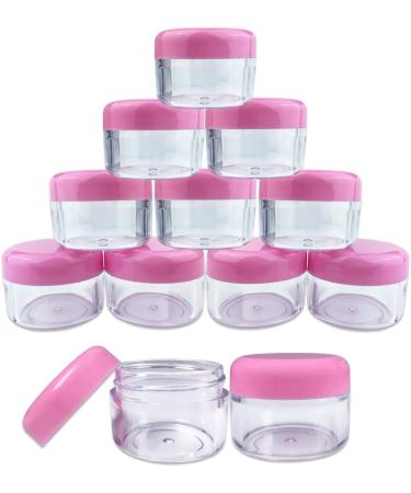 Buy Beauticom 30 Pack Clear 30ml Round Jars with Pink Screw Cap - Ideal for DIY Lip Balm Creams Lotions & More - BPA Free International Shipping - Buy Online on SooperMarket.com