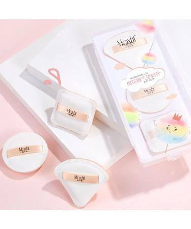 Verdant Touch Makeup Puff Powder Puff Makeup Sponge Skin-Friendly Face Puff for Salon Home Travel Round Bagged - Buy Online on SooperMarket.com