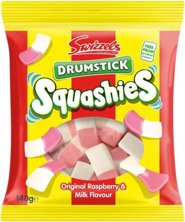 Sweets Bundle with Drumstick Squashies Original Raspberry & Milk Flavour Bag 120g (3 Pack) - Buy Online on SooperMarket.com