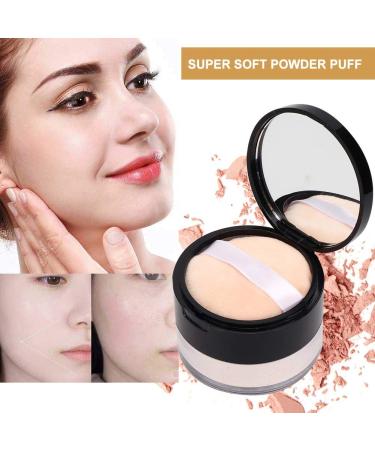 Soft Mat Loose Powder - Transparent Fixing Powder for Matte Finish Oil Control & Moisturizing Makeup (02# Ivory White) - International Shipping Available - Buy Online on SooperMarket.com