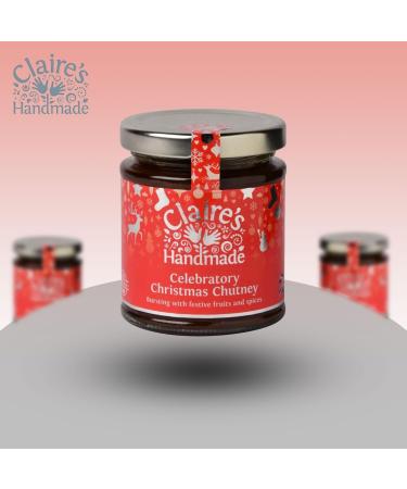 Claires Handmade Chutney Pick N Mix - Choose From 5+ Flavours | Celebratory Red Onion Marmalade Cumberland & more | 2 Pack (200g each)- Food Gift for Marmalade & Chutney Lovers Pack of 2 - Buy Online on SooperMarket.com
