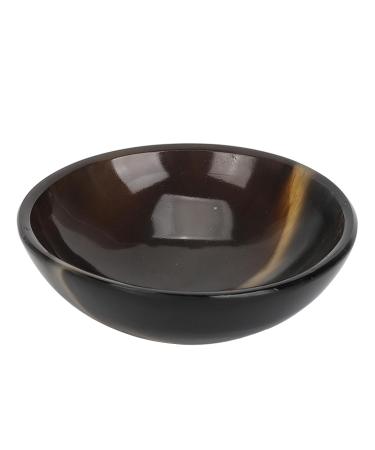 Handcrafted Yellow Jauarta Ox Horn Small Bowl | Round Gua Sha Scraper | Fine Workmanship & Smooth Surface - Perfect for Skincare - Buy Online on SooperMarket.com