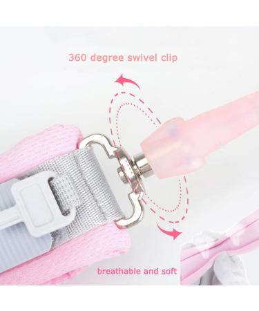 Kids Anti Lost Wrist Link (8.2ft) 2 Pack - Toddler Leash Wrist for Child Safety with Key Lock - Pink and Blue - Buy Online on SooperMarket.com