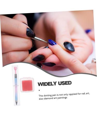 PLAFOPE 1 Set Nail Art Drill Pen Nail Art Point Pen Striping Liner Brush Nail Art Calligraphy Pen Manicure Painting Pens DIY Nail Art Pen Nail Art Painting Tools Diamond Picking Pen Abs 14.50X1.00X1.00CM Multi - Buy Online on SooperMarket.com