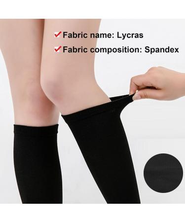 Shop Compression Stockings for Men & Women - Elastic Calves Support for Running & Sports (Black Size L) - Buy Online on SooperMarket.com