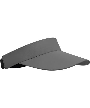 Clape UV Protection Visor Cap - Quick-Drying Adjustable Sun Shield for Golf & Tennis - Summer Outdoor Visor in Dark Gray (RNKD01) - Buy Online on SooperMarket.com