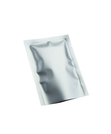 QQ Studio 200 PCS Metallic Mylar Foil Open Top Sealable Bags (6x9cm (2.3x3.5)  Silver)