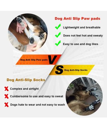 Buy VALFRID Anti-Slip Paw Protectors for Dogs - 24 Pieces Self-Adhesive Silicone Gel Non-Slip Dog Shoes & Socks for Small Dogs (S 3.3*3.9cm 0-5kg) - International Shipping Available - Buy Online on SooperMarket.com