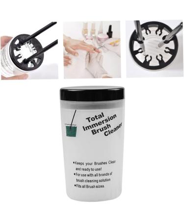 Nail Art Brush Cleaner Cup Immersion Brush Cleaning Bottle with Multiple Size Slots Brush Cleaning Cup - Buy Online on SooperMarket.com