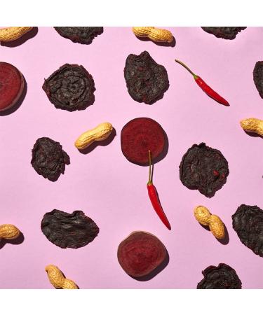 Karl Karlo Vegan Beef Jerky - Beetroot Peanut & Chilli Snack | Natural Ingredients | Hearty Vegan Dry Meat | 8 Pack (40g Each) - Made in Europe - Buy Online on SooperMarket.com