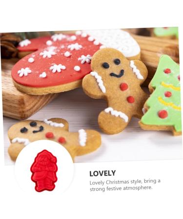 BIUDECO Christmas Cake Mould 2 Pcs Baking Mold Silicone Molds Santa Claus Silicone Mold Dessert Making Mold Christmas Bakeware 18.2X11.5X3CM As Shown - Buy Online on SooperMarket.com