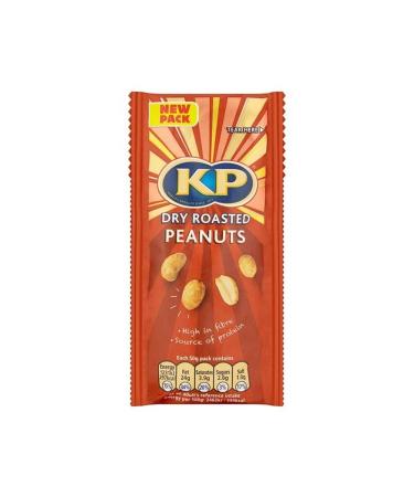 KP Dry Roasted Peanuts 50g Pack of 24