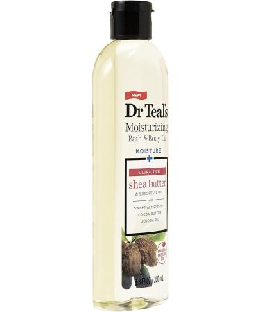 Dr. Teal's Moisturizing Bath & Body Oil 2-Pack - Shea Butter & Essential Oil Blend for Skin, Senses, Stress Relief - 17.6 Fl Oz Total - Buy Online on SooperMarket.com