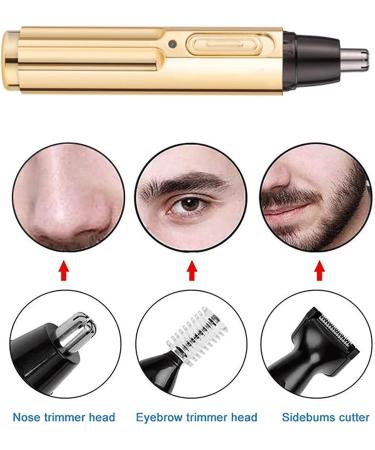TEMKIN 3-in-1 Nose Hair Trimmer - Rechargeable Multifunctional Trimmer for Men & Women | Eyebrow & Ear Hair Removal - Buy Online on SooperMarket.com