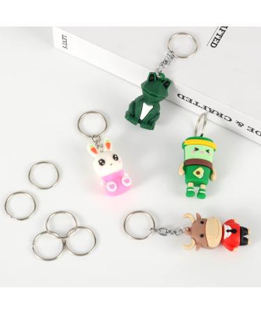 200PCS Split Key Rings Bulk for Keychain and Crafts Keychain Rings (Silver 25mm) 1 200Pack silver - Buy Online on SooperMarket.com
