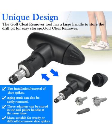 Figfyou Golf Shoe Spike Wrench | Durable Plastic Handle | Golf Accessories & Spike Remover - Buy Online on SooperMarket.com