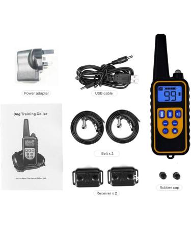 Eyeleaf 2 Dog Training Collar - Remote Control Vibrating & Beep Modes - Rechargeable & Waterproof - Home Dog Training Device - Buy Online on SooperMarket.com