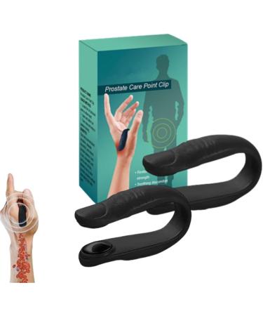Prostate Care Point Clip Hand Pressure Point Clip Migraine Pressure Point Clip Headache-Relief Acupressure Clip Acupressure Relaxation Stress Alleviation 2 Pcs