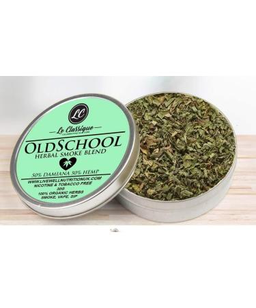 Organic Herbal Smoke Mix (Oldschool) 30g - Peaceful & Calming Blend with Fresh Full Body Notes - Buy Online on SooperMarket.com