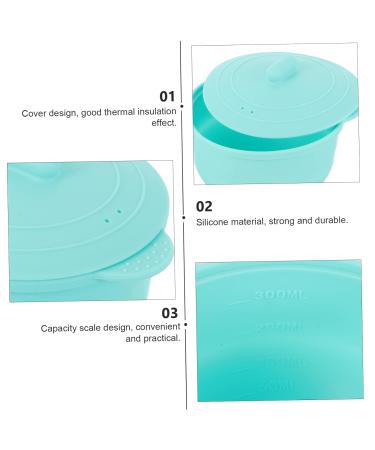 Beavorty Silicone Waxing Pot for Legs - Eco-Friendly Beauty Shell Mini Makeup Accessory Wooden Bowl for Skincare - 1 Pack (Green) - Buy Online on SooperMarket.com
