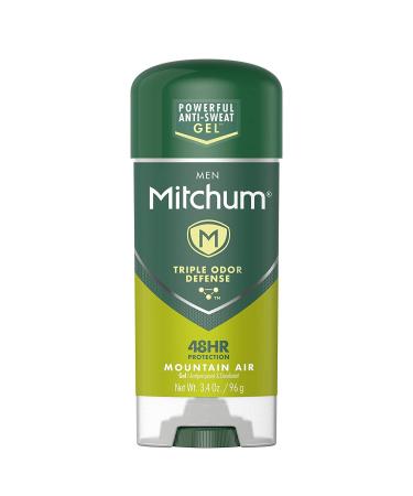 Mitchum Advanced Gel Anti-Perspirant & Deodorant Mountain Air 3.4 oz (Pack of 2)