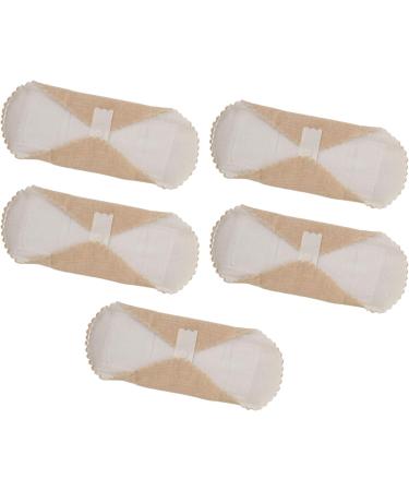 5pcs Washable Reusable Menstrual Pads - Super Absorbent & Breathable Cotton - Skin Color M - Buy Online on SooperMarket.com