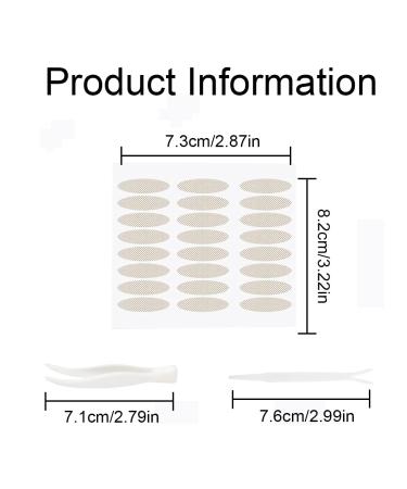 XPEX 480 Pieces Invisible Droopy Eyelid Stripes - Double-Sided Eyelid Tapes for Instant Lift | International Shipping - Buy Online on SooperMarket.com